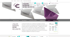 Desktop Screenshot of groupecloutier.com