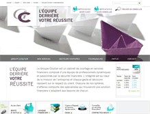 Tablet Screenshot of groupecloutier.com